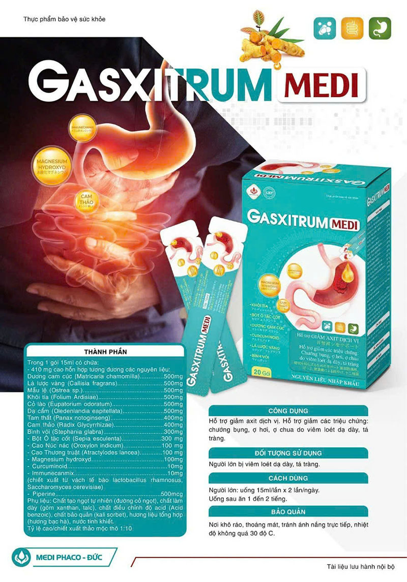 GASXITRUM MEDI (Hộp 20 gói x 15ml)